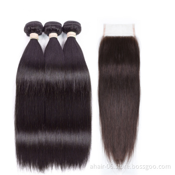 Bundle hair vendors professional supply mink brazilian human hair bundles with closure for beautiful women